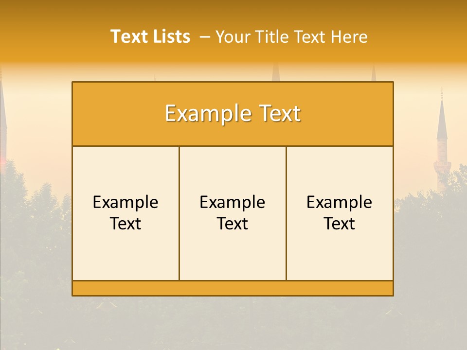 God Istanbul Twilight PowerPoint Template