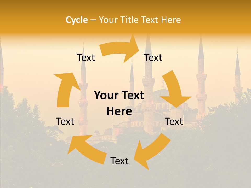 God Istanbul Twilight PowerPoint Template