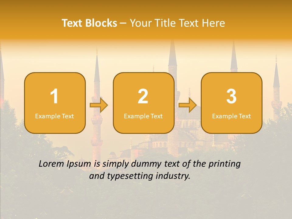 God Istanbul Twilight PowerPoint Template