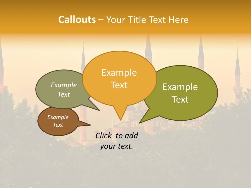 God Istanbul Twilight PowerPoint Template