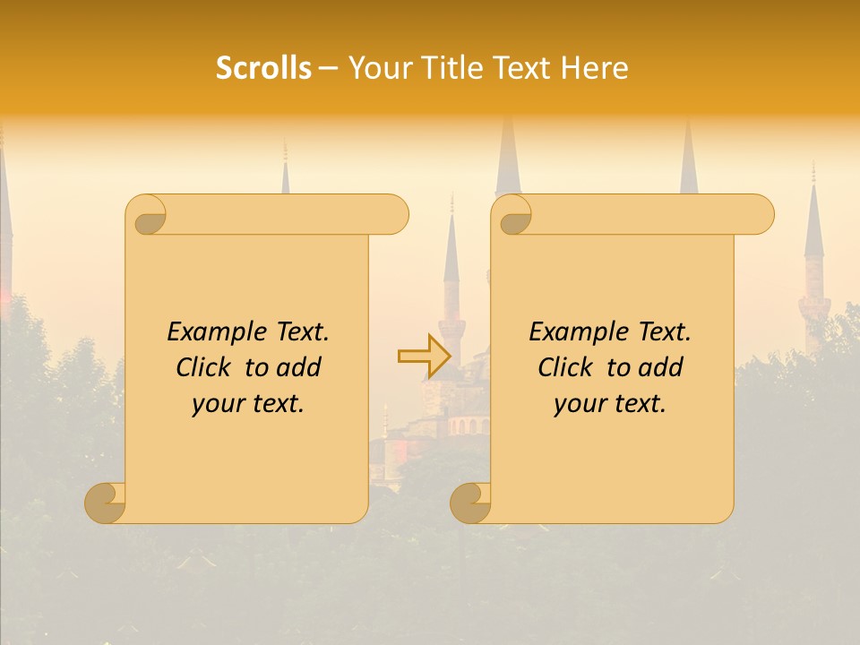 God Istanbul Twilight PowerPoint Template