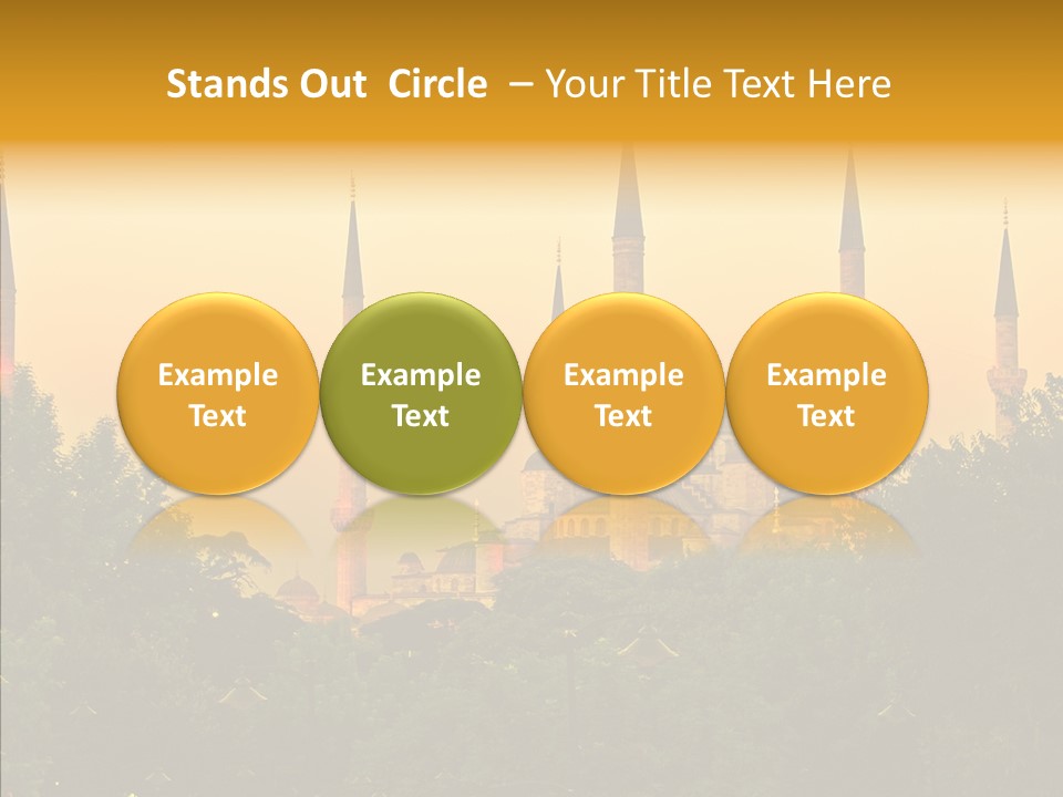 God Istanbul Twilight PowerPoint Template