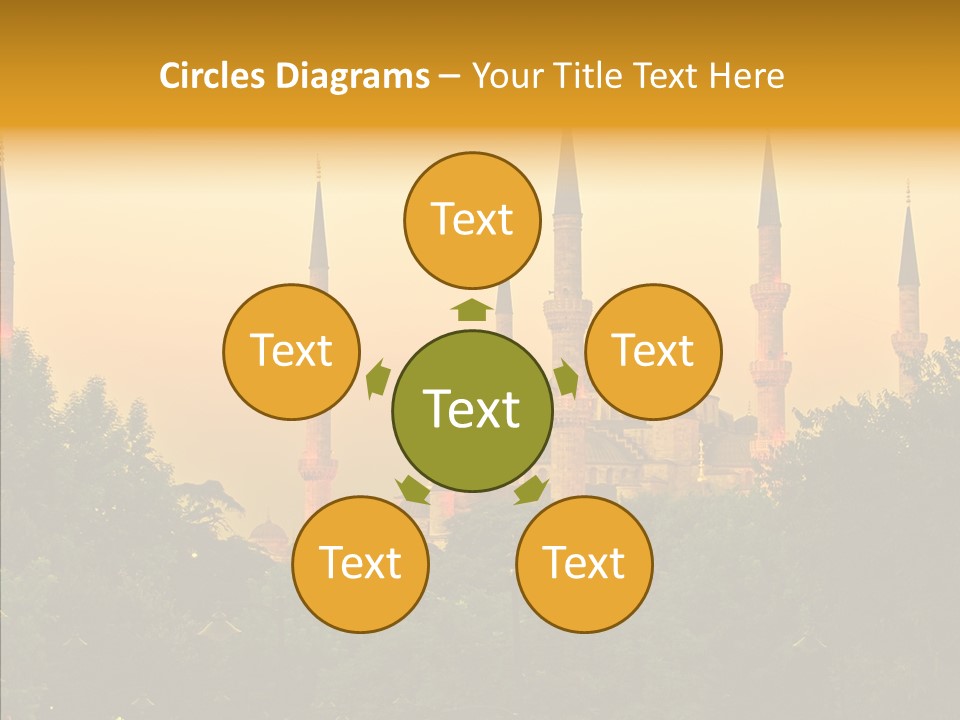 God Istanbul Twilight PowerPoint Template