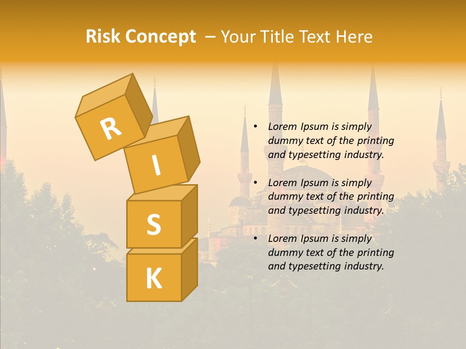 God Istanbul Twilight PowerPoint Template