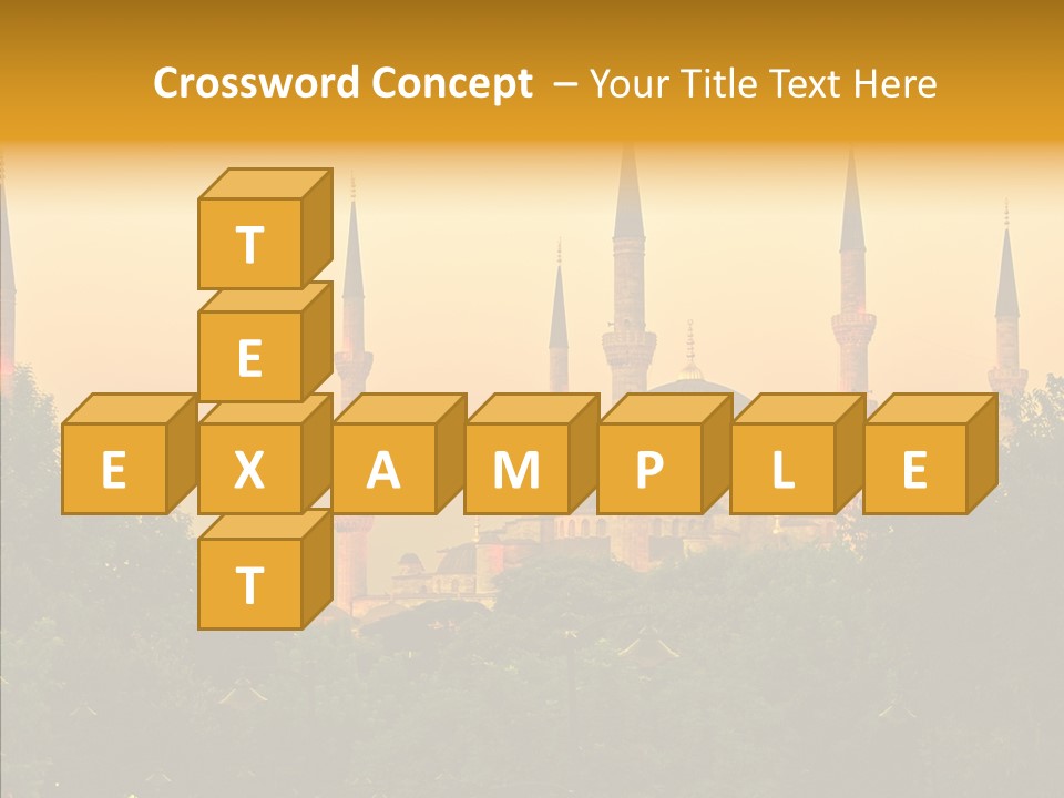God Istanbul Twilight PowerPoint Template