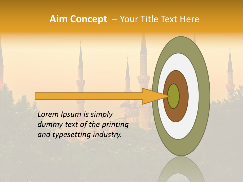 God Istanbul Twilight PowerPoint Template