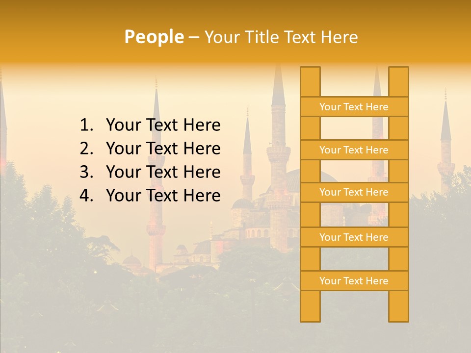 God Istanbul Twilight PowerPoint Template