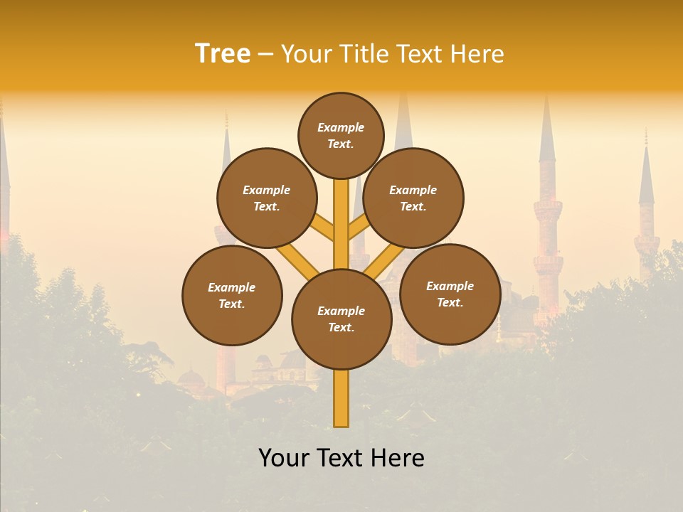 God Istanbul Twilight PowerPoint Template