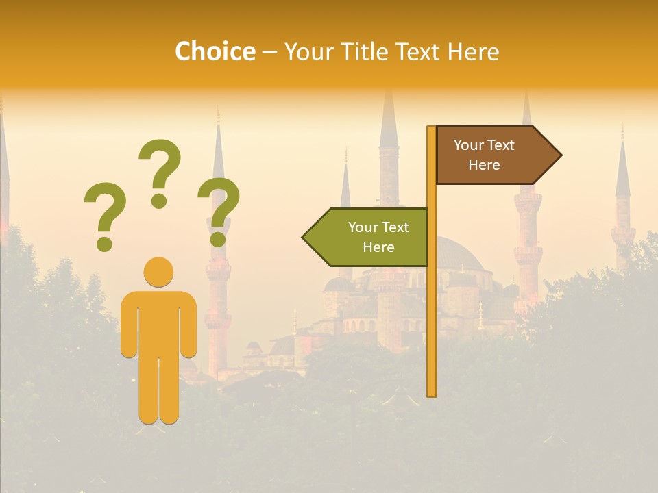 God Istanbul Twilight PowerPoint Template