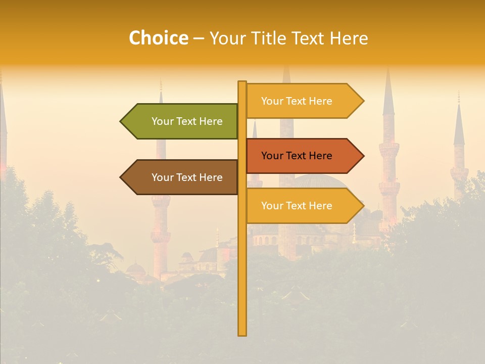 God Istanbul Twilight PowerPoint Template