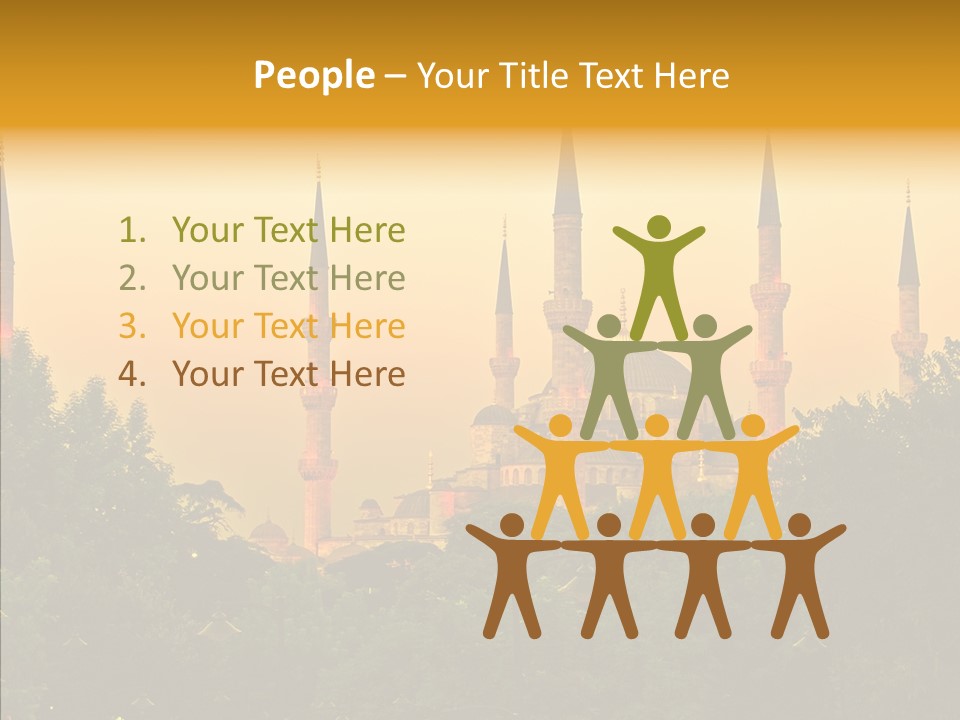 God Istanbul Twilight PowerPoint Template