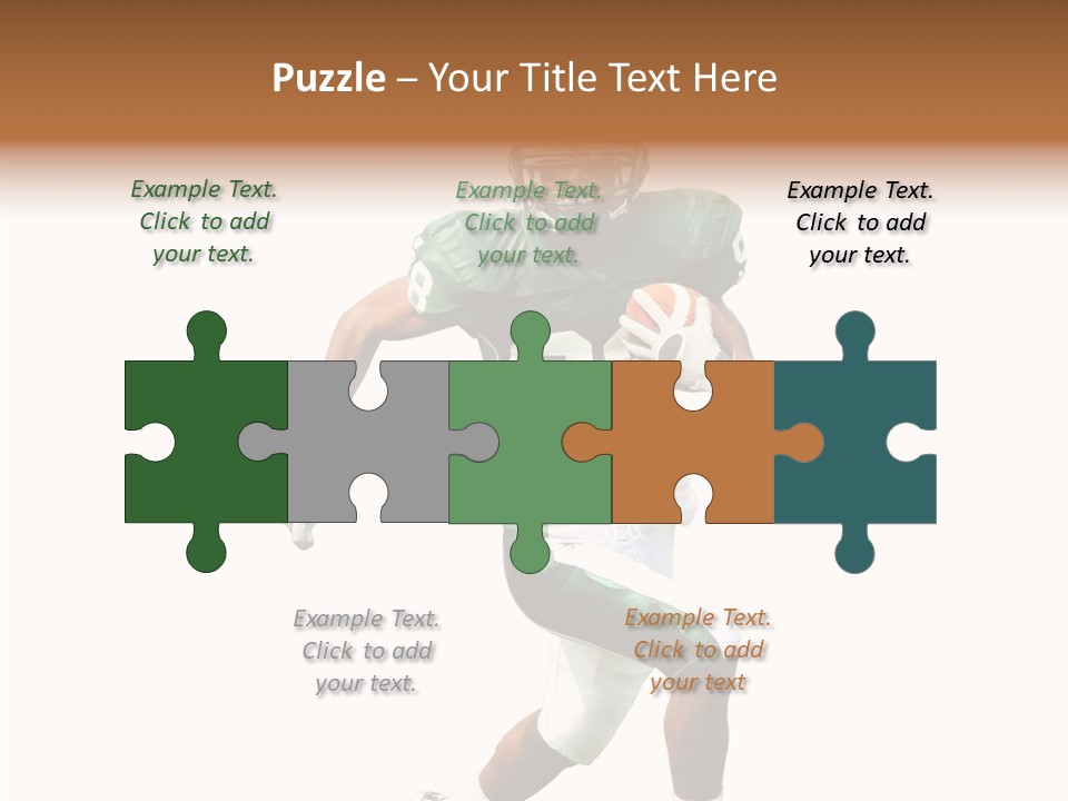 Usa Touchdown Game PowerPoint Template