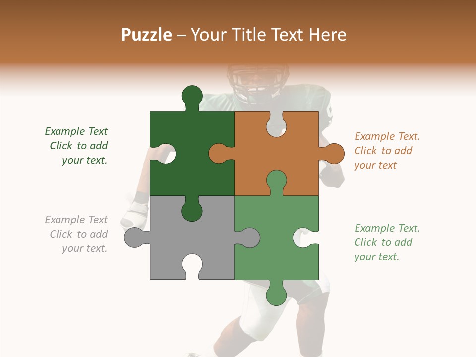 Usa Touchdown Game PowerPoint Template