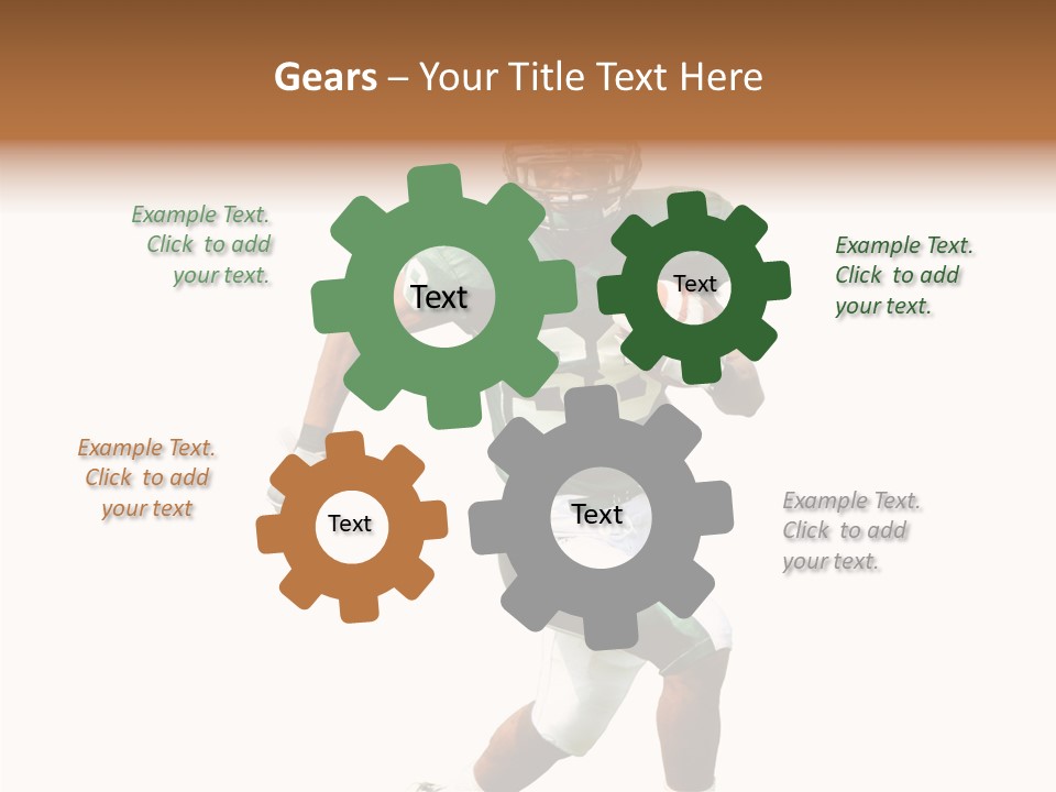 Usa Touchdown Game PowerPoint Template