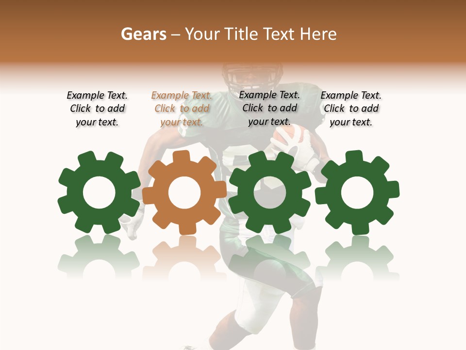 Usa Touchdown Game PowerPoint Template