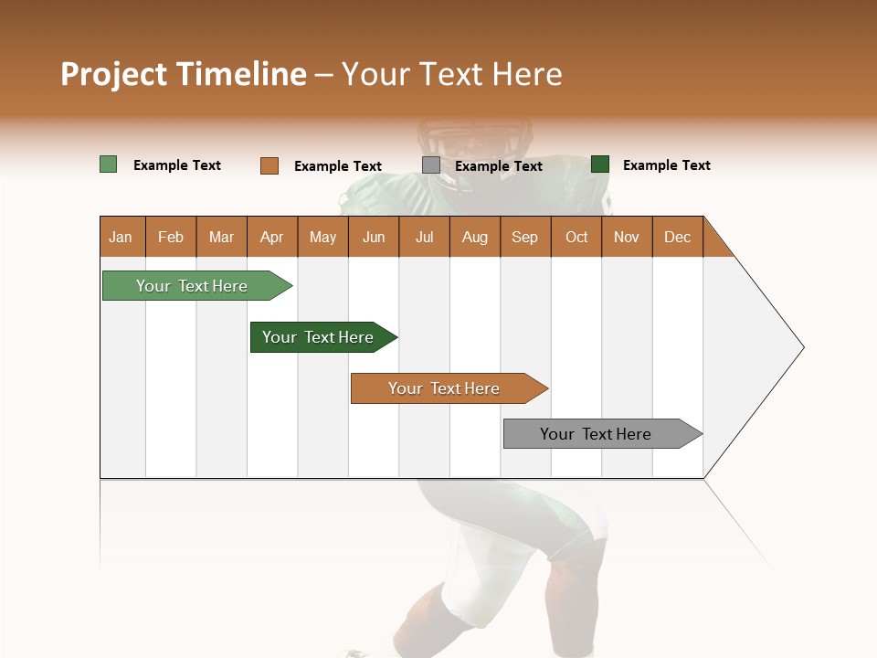 Usa Touchdown Game PowerPoint Template