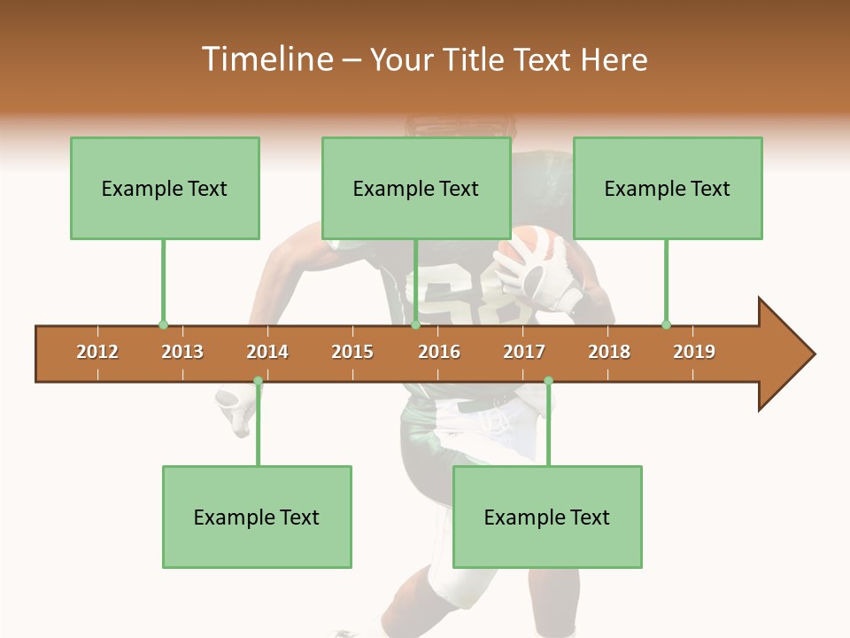 Usa Touchdown Game PowerPoint Template