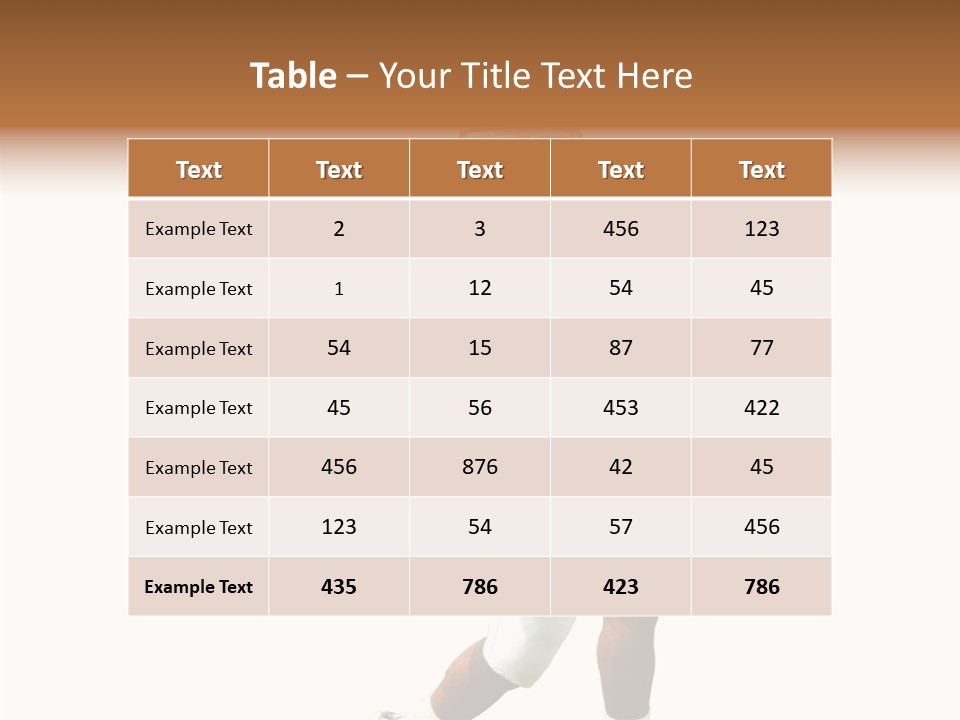 Usa Touchdown Game PowerPoint Template