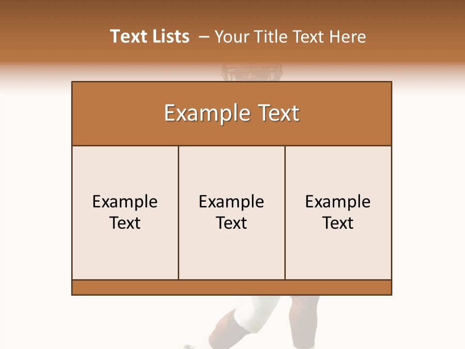Usa Touchdown Game PowerPoint Template