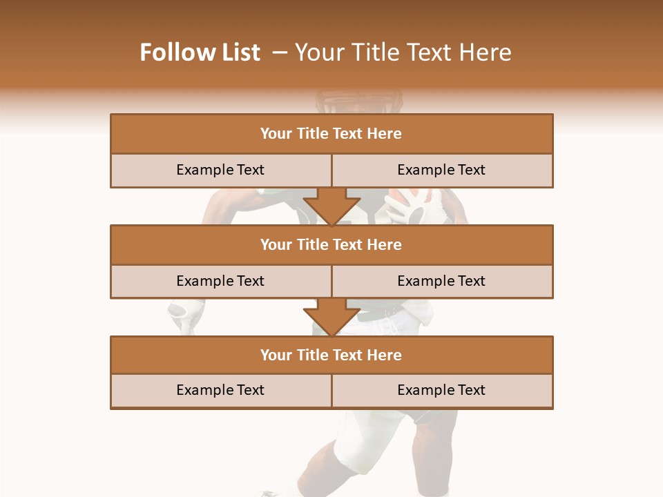 Usa Touchdown Game PowerPoint Template
