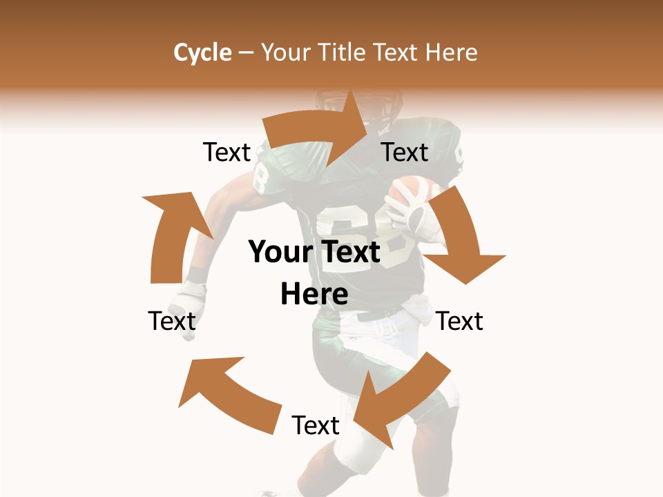 Usa Touchdown Game PowerPoint Template