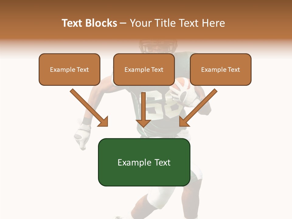 Usa Touchdown Game PowerPoint Template