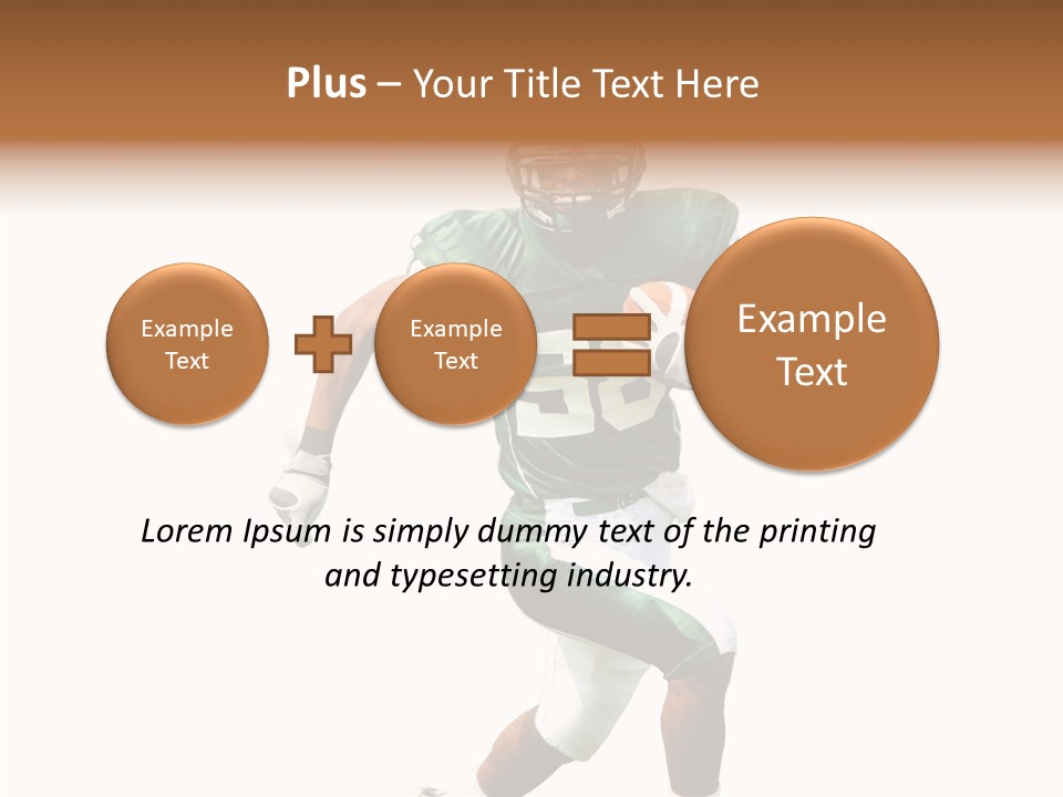 Usa Touchdown Game PowerPoint Template