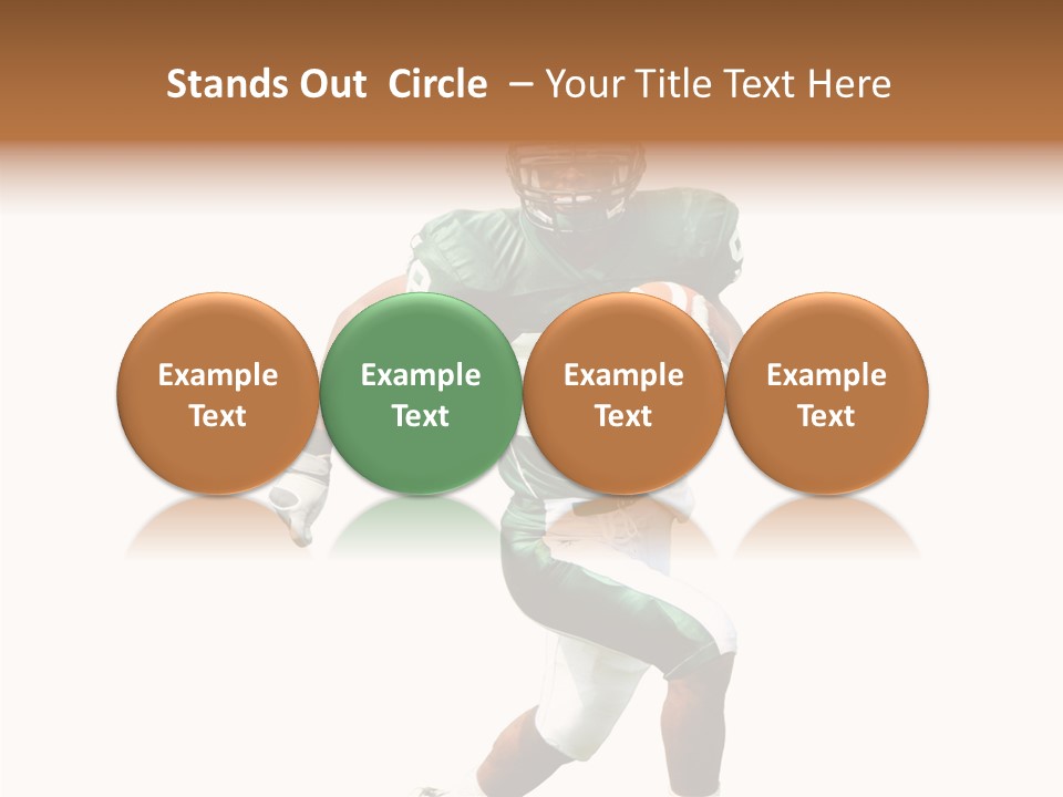 Usa Touchdown Game PowerPoint Template