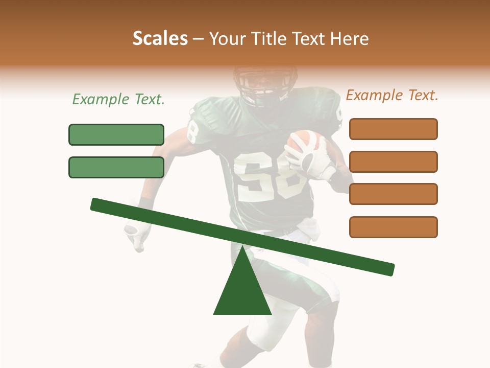 Usa Touchdown Game PowerPoint Template