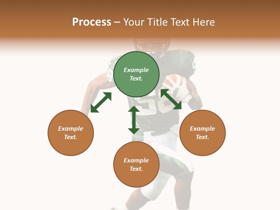 Usa Touchdown Game PowerPoint Template