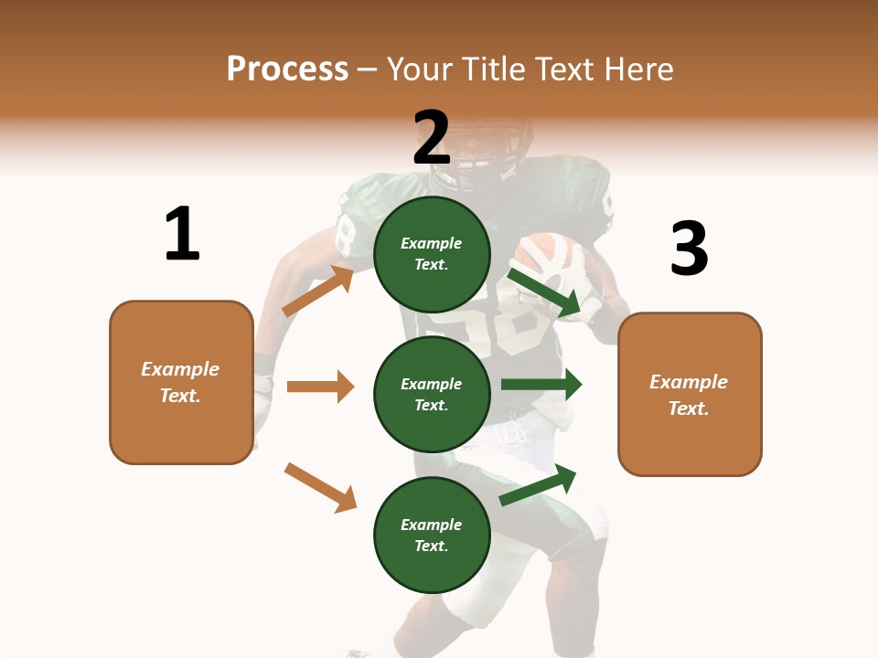 Usa Touchdown Game PowerPoint Template