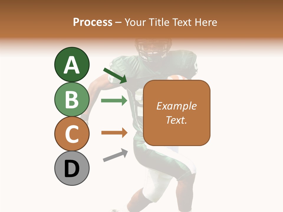 Usa Touchdown Game PowerPoint Template