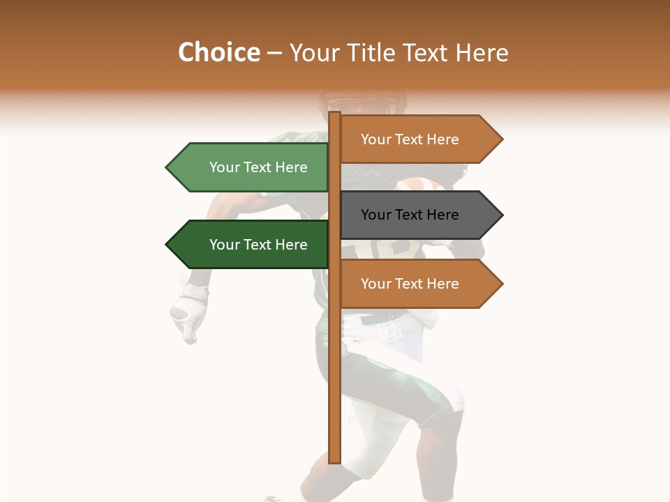 Usa Touchdown Game PowerPoint Template