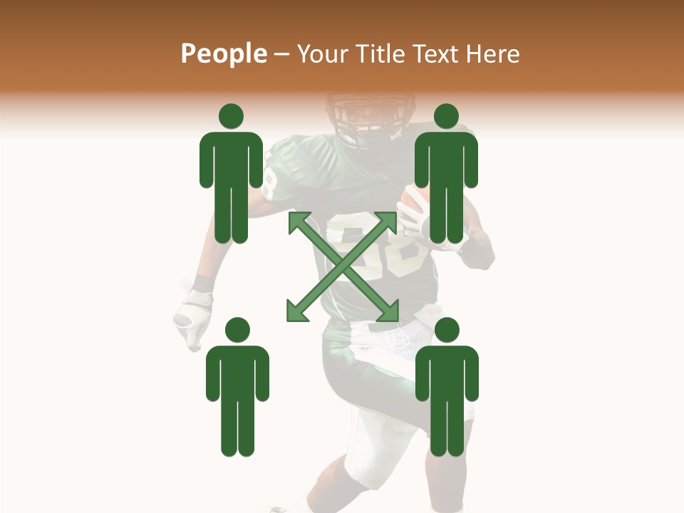 Usa Touchdown Game PowerPoint Template