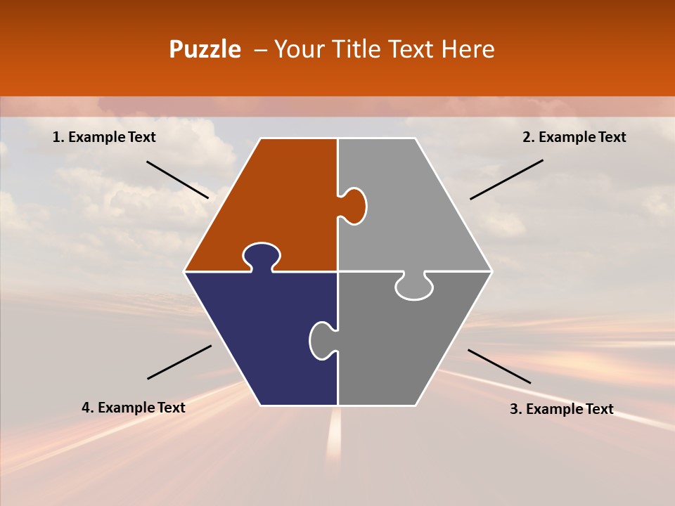 Landscape Horizon Automobile PowerPoint Template