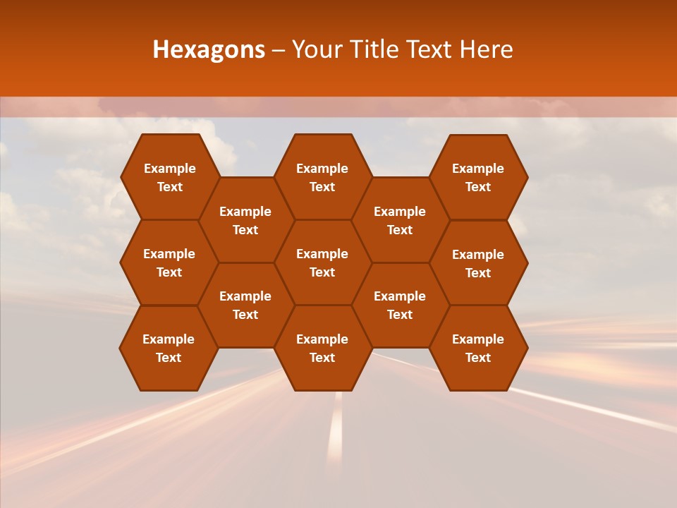 Landscape Horizon Automobile PowerPoint Template
