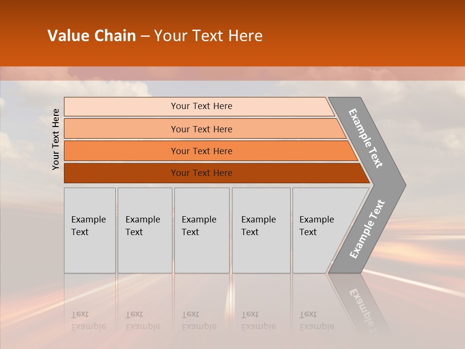 Landscape Horizon Automobile PowerPoint Template