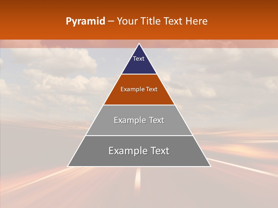 Landscape Horizon Automobile PowerPoint Template