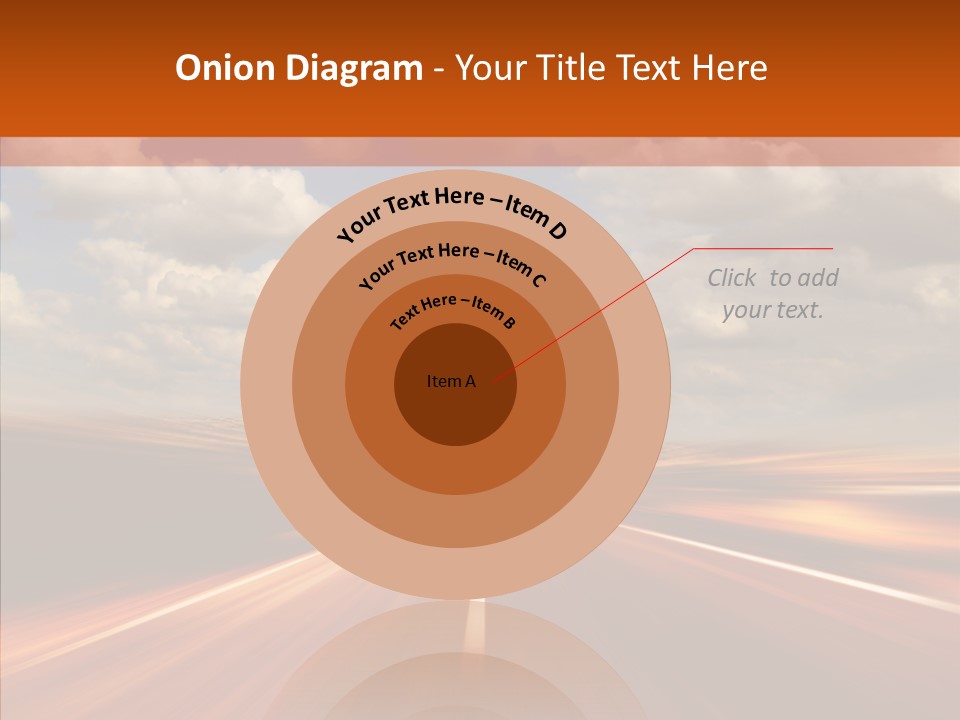 Landscape Horizon Automobile PowerPoint Template