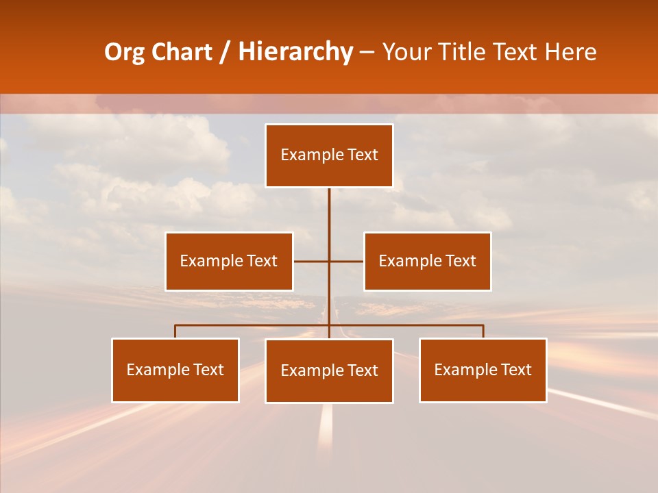 Landscape Horizon Automobile PowerPoint Template