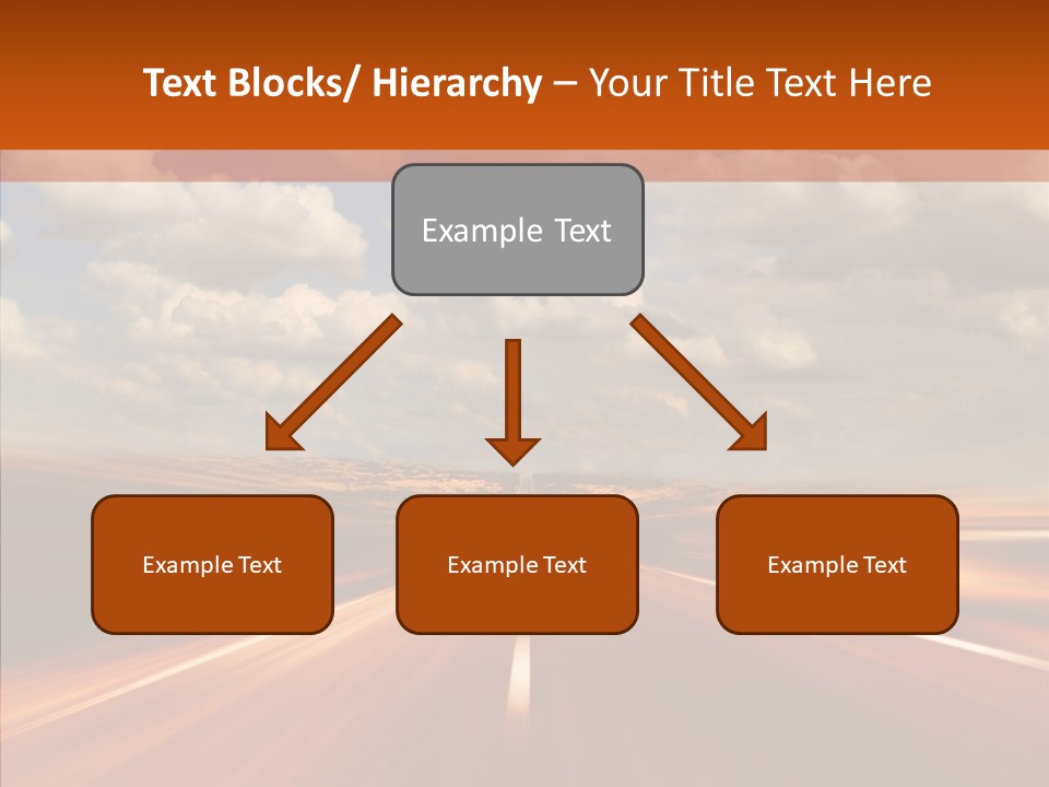 Landscape Horizon Automobile PowerPoint Template