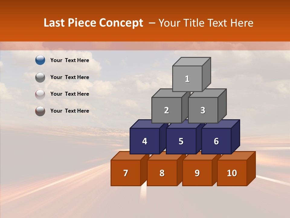 Landscape Horizon Automobile PowerPoint Template
