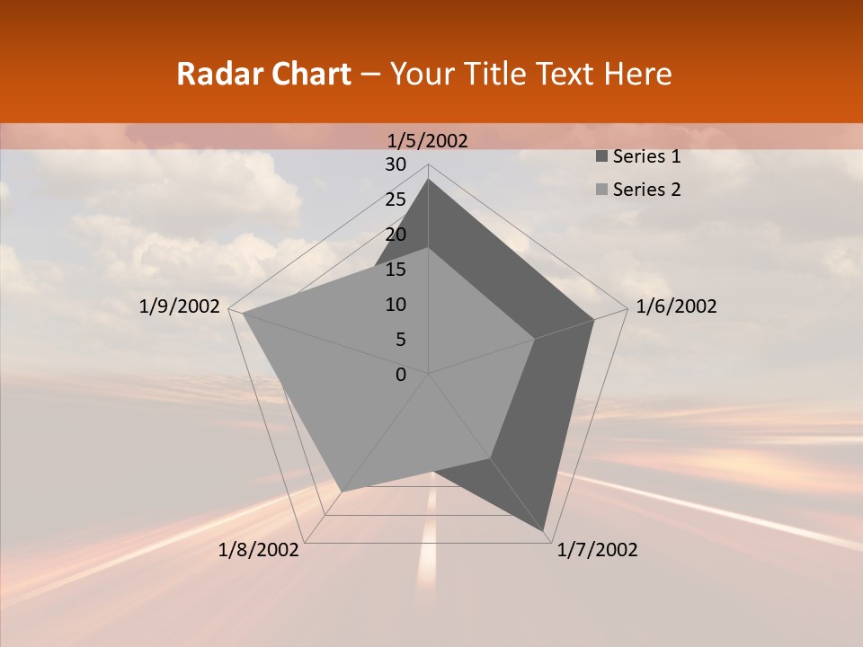 Landscape Horizon Automobile PowerPoint Template