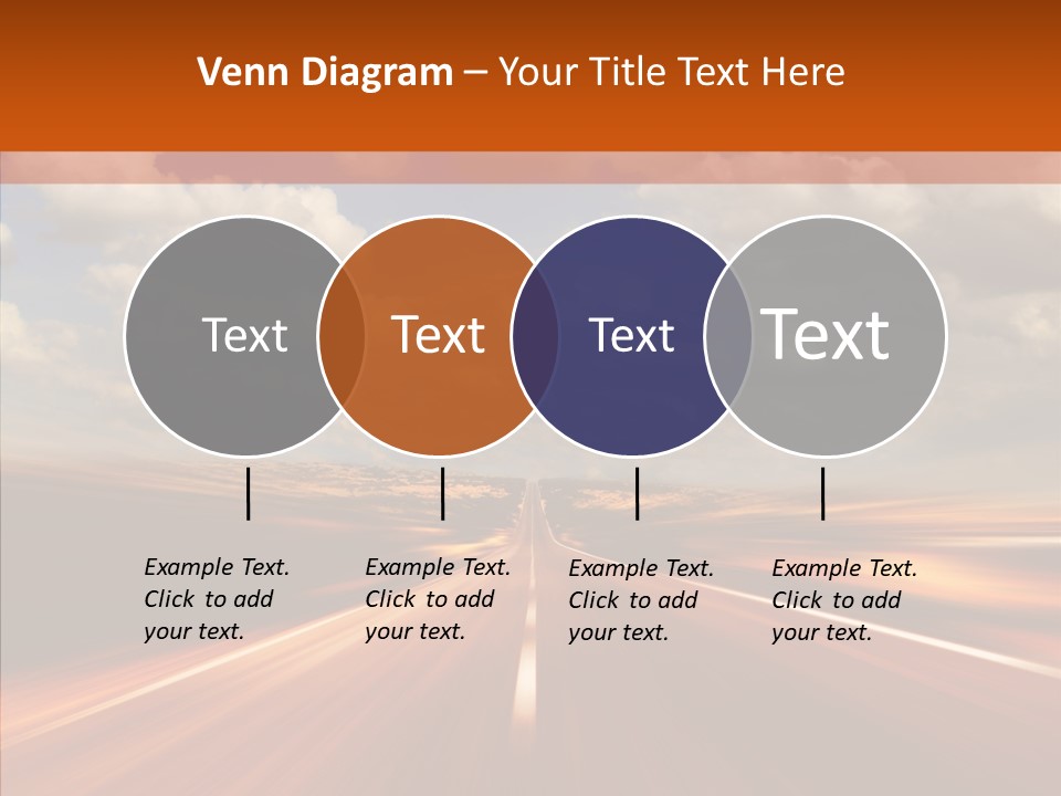 Landscape Horizon Automobile PowerPoint Template