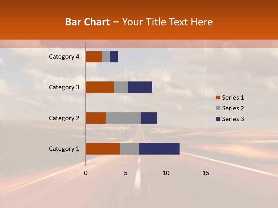 Landscape Horizon Automobile PowerPoint Template