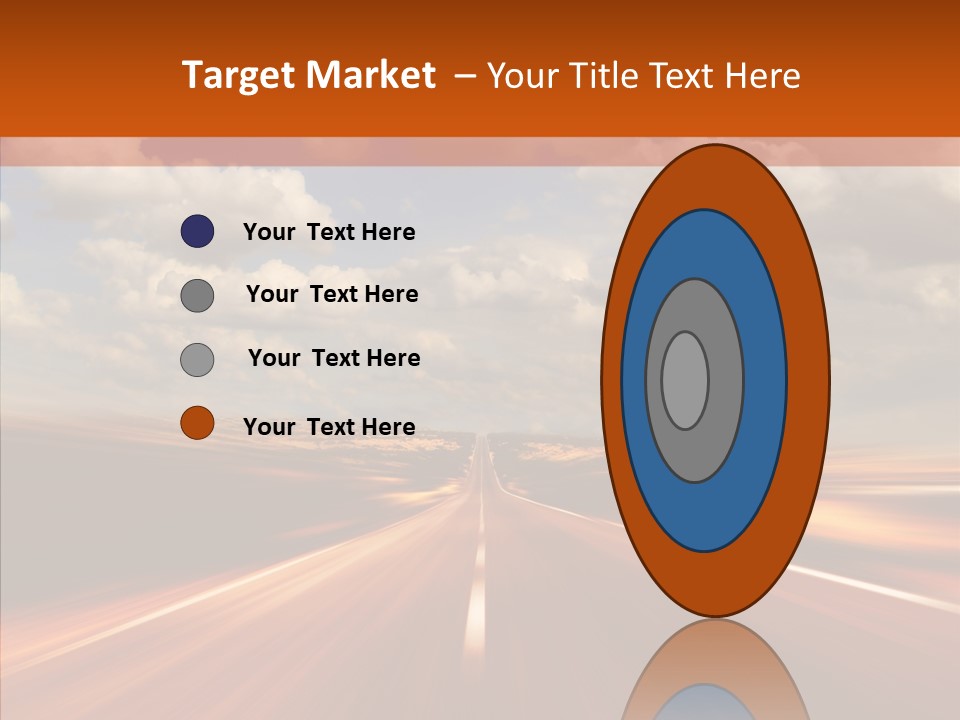 Landscape Horizon Automobile PowerPoint Template