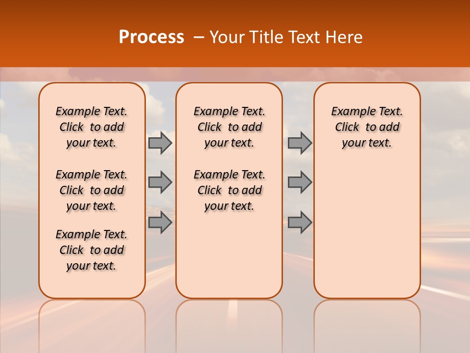 Landscape Horizon Automobile PowerPoint Template