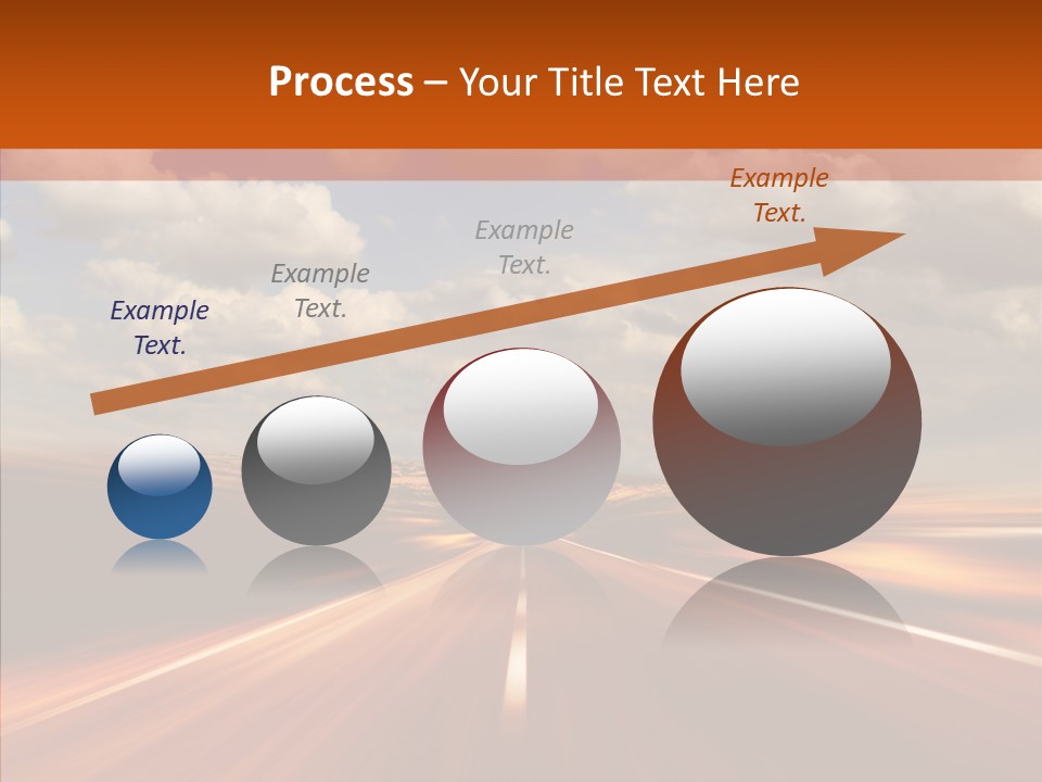 Landscape Horizon Automobile PowerPoint Template