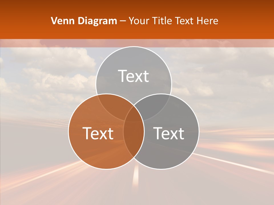 Landscape Horizon Automobile PowerPoint Template