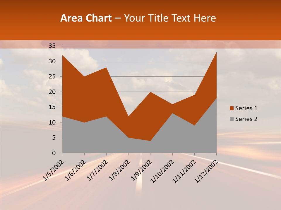 Landscape Horizon Automobile PowerPoint Template
